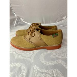 G.H. Bass & Co. Men’s Saddle Oxford Shoes Suede Leather Size 8.5 Narrow